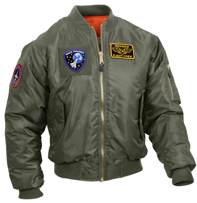 Rothco MA-1 Flight Jacket with Patches