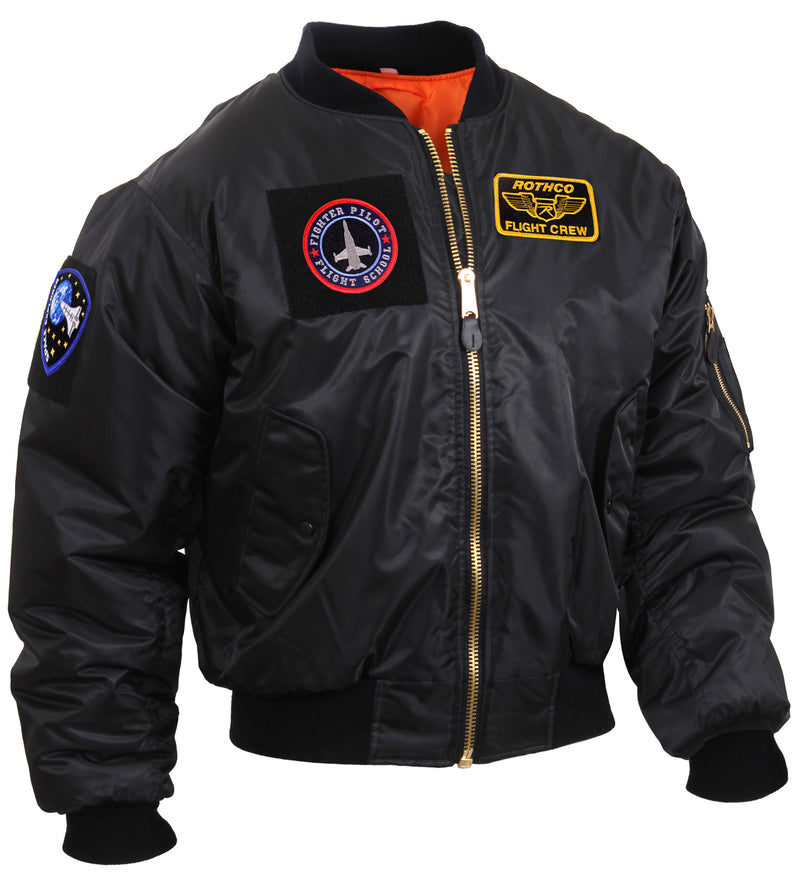 Rothco MA-1 Flight Jacket with Patches