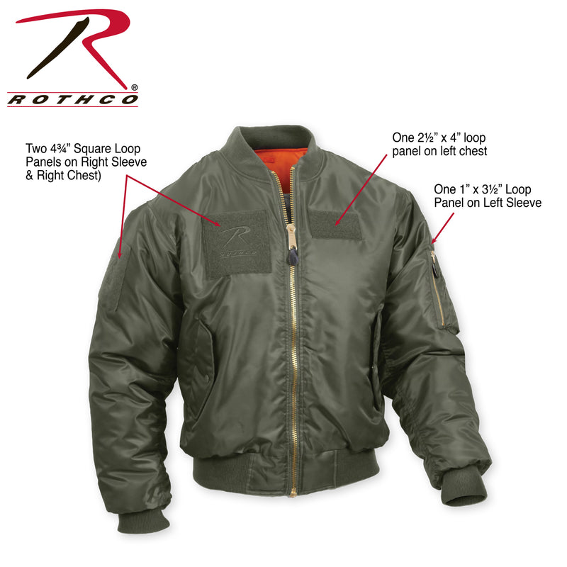 Rothco MA-1 Flight Jacket with Patches