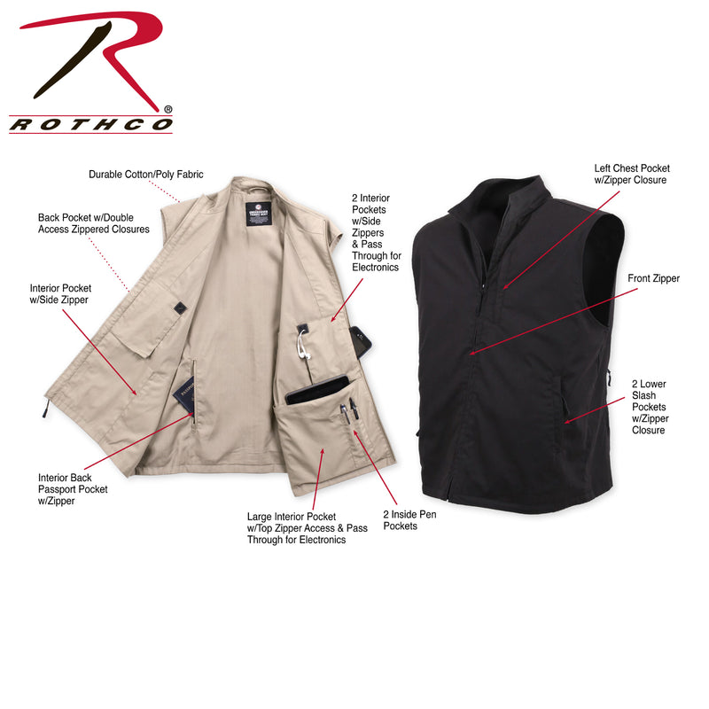 Rothco Undercover Travel Vest