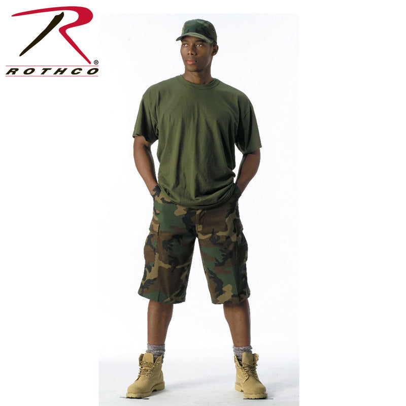 Rothco Long Length Camo BDU Shorts