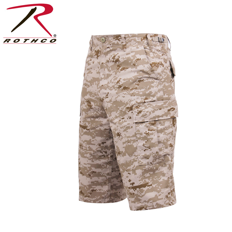 Rothco Long Length Camo BDU Shorts