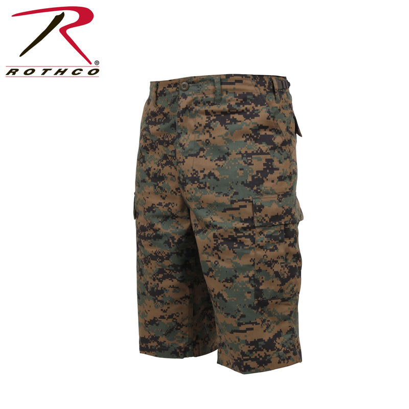 Rothco Long Length Camo BDU Shorts