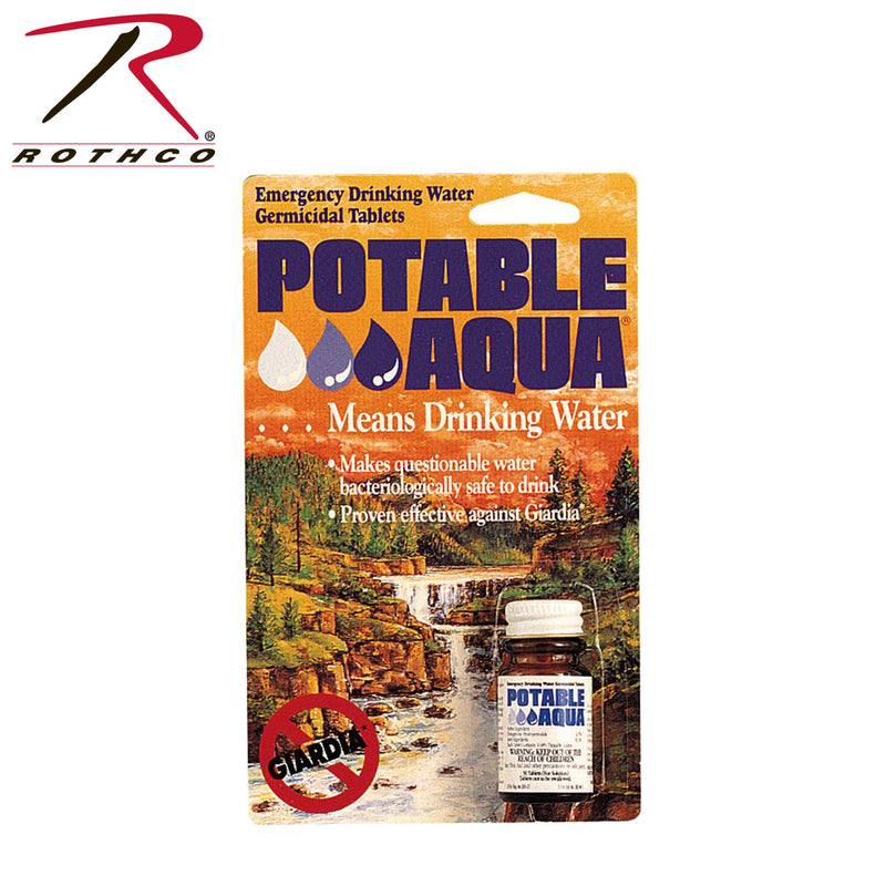 Potable Aqua Water Purification Tablets