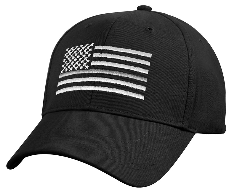 Rothco Thin Silver Line Flag Low Pro Cap