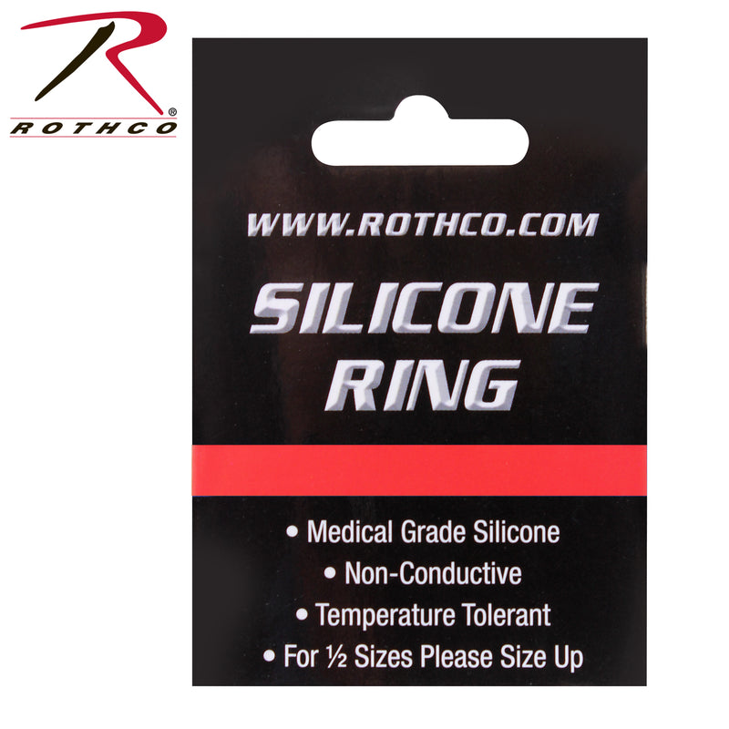 Rothco Thin Red Line Silicone Ring