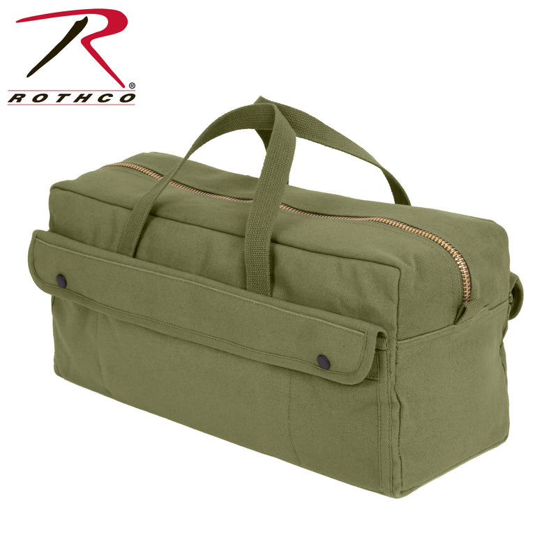 Rothco Canvas Jumbo Tool Bag With Brass Zipper