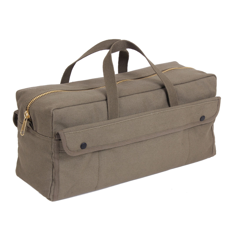 Rothco Canvas Jumbo Tool Bag With Brass Zipper