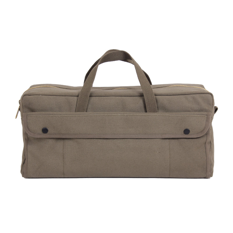 Rothco Canvas Jumbo Tool Bag With Brass Zipper