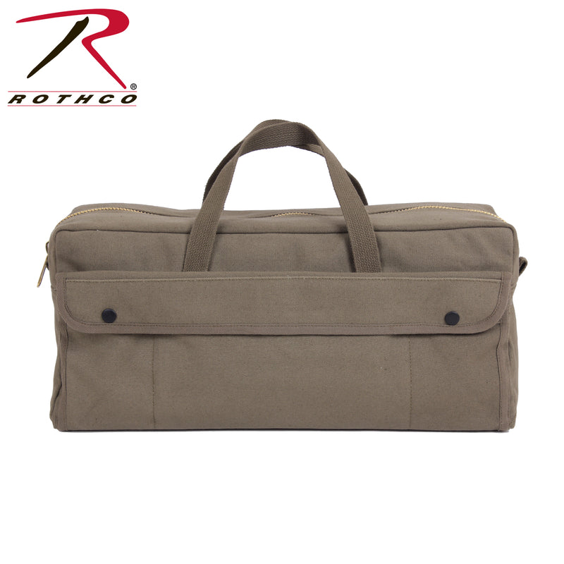 Rothco Canvas Jumbo Tool Bag With Brass Zipper