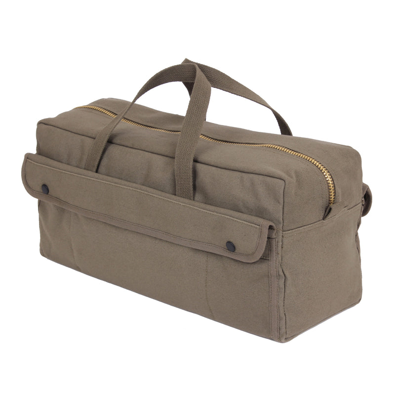 Rothco Canvas Jumbo Tool Bag With Brass Zipper