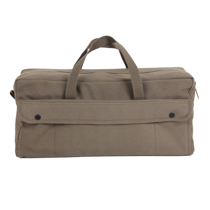 Rothco Canvas Jumbo Tool Bag With Brass Zipper