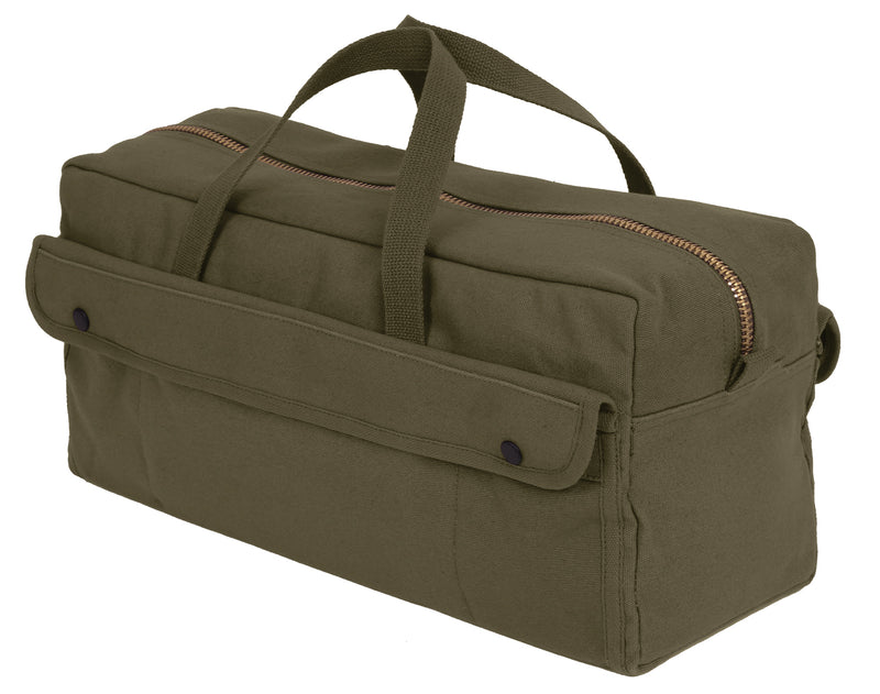 Rothco Canvas Jumbo Tool Bag With Brass Zipper