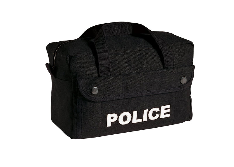 Rothco Canvas Small Black Police Logo Gear Bag