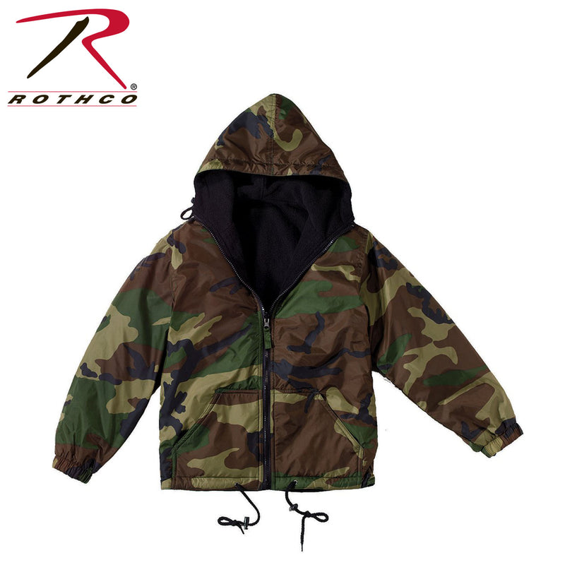 Rothco Kids Reversible Camo Jacket With Hood