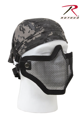 Rothco Carbon Steel Half Face Mask - Black