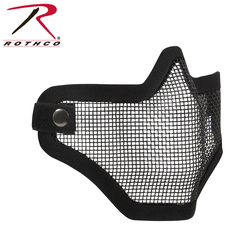 Rothco Carbon Steel Half Face Mask - Black