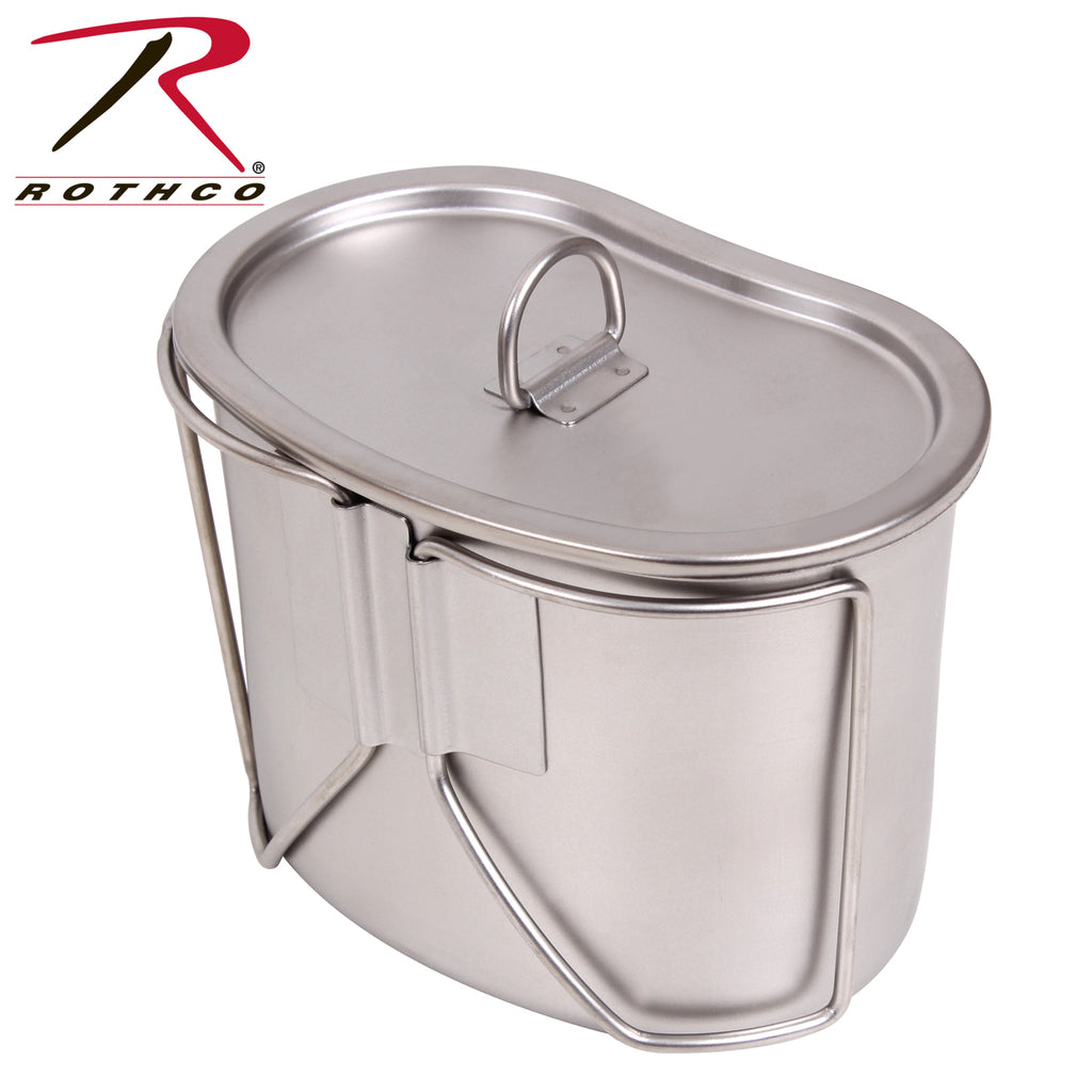 Rothco Stainless Steel Canteen Cup and Cover Set