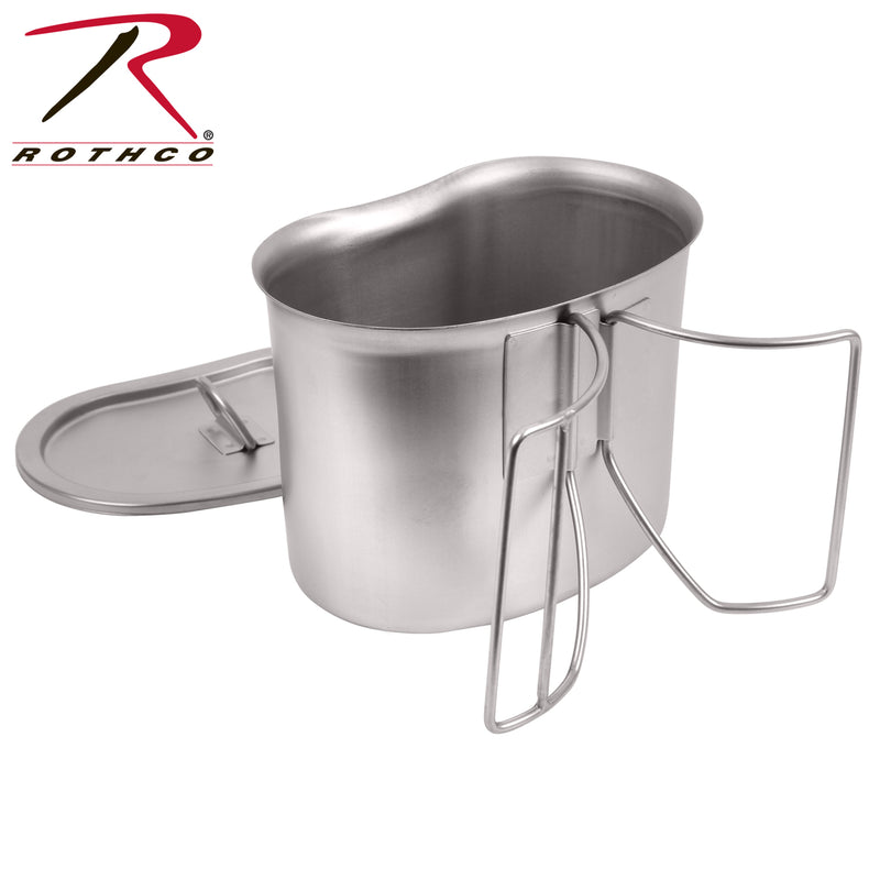 Rothco Stainless Steel Canteen Cup and Cover Set