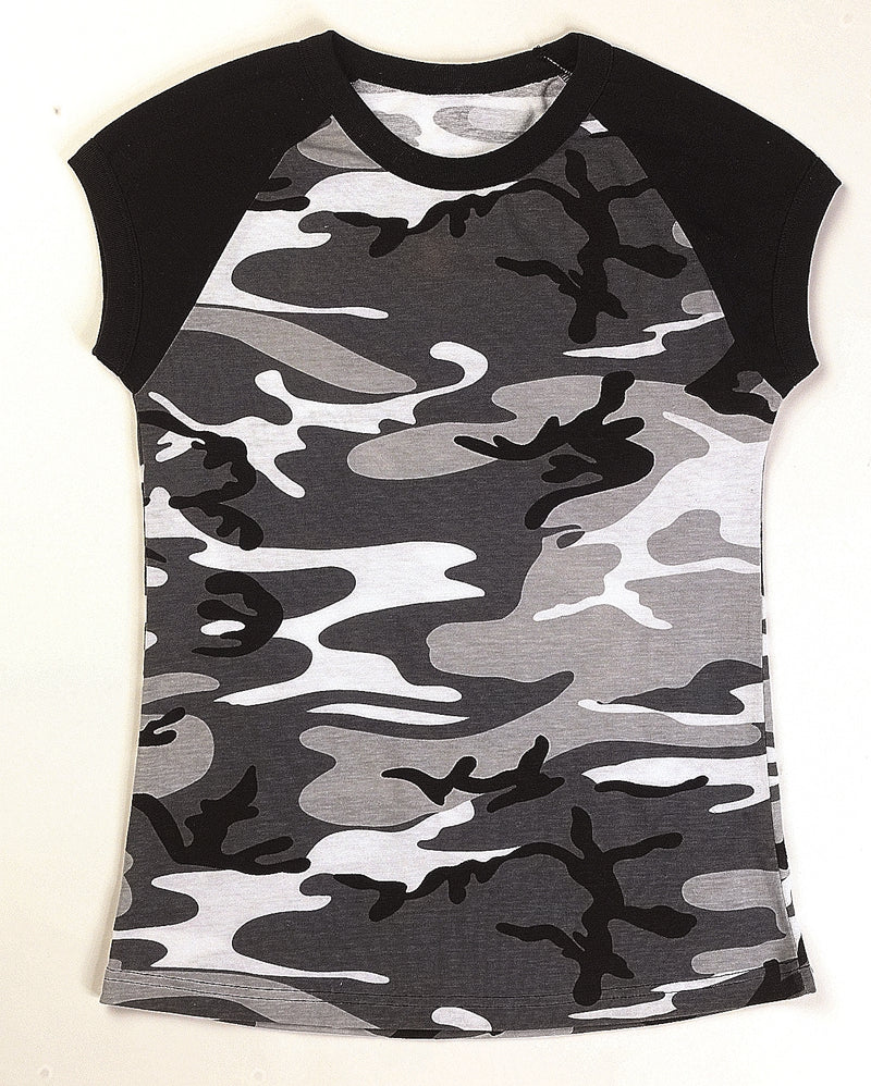 Rothco Short Sleeve Camo Raglan T-Shirt