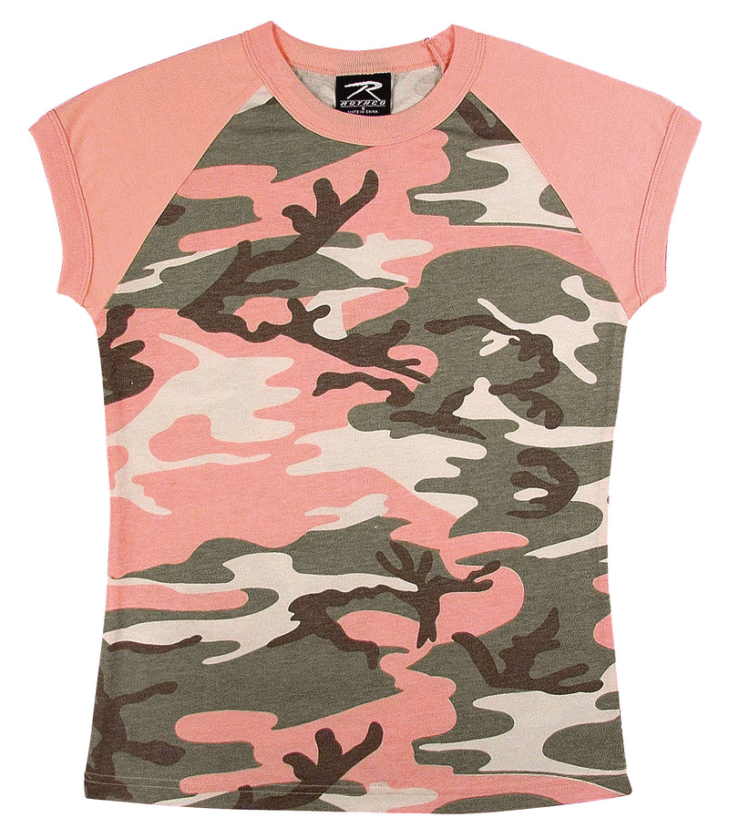 Rothco Short Sleeve Camo Raglan T-Shirt