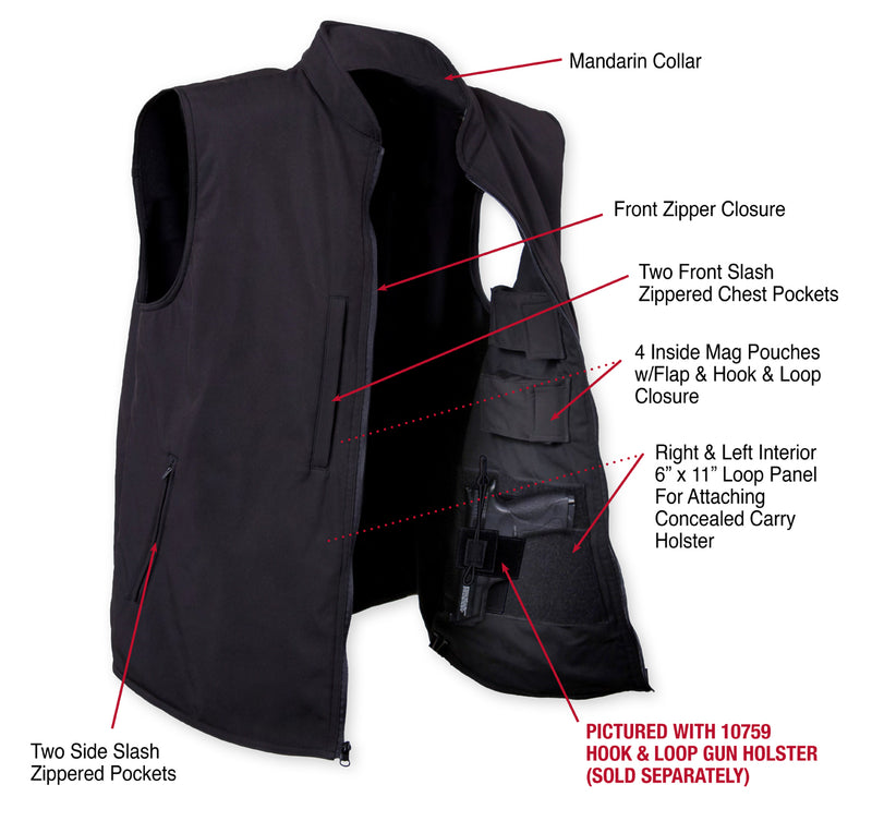 Rothco Concealed Carry Soft Shell Vest