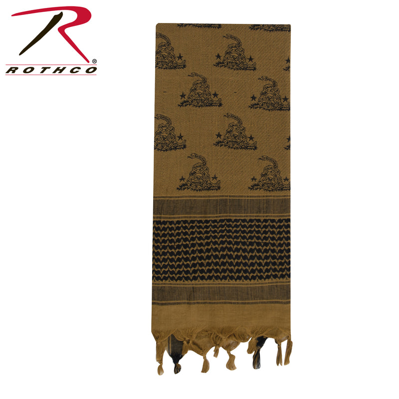 Rothco Gadsden Snake Shemagh Tactical Desert Scarf