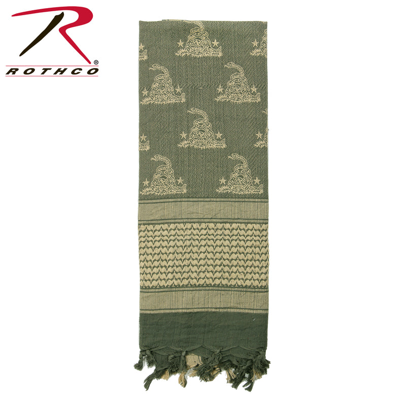 Rothco Gadsden Snake Shemagh Tactical Desert Scarf