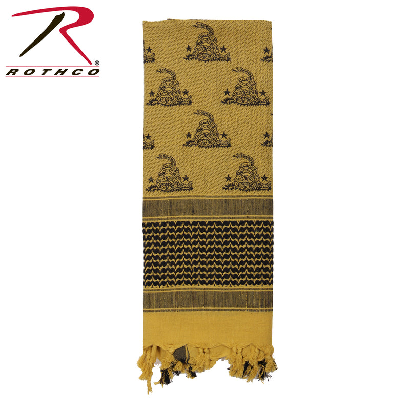 Rothco Gadsden Snake Shemagh Tactical Desert Scarf