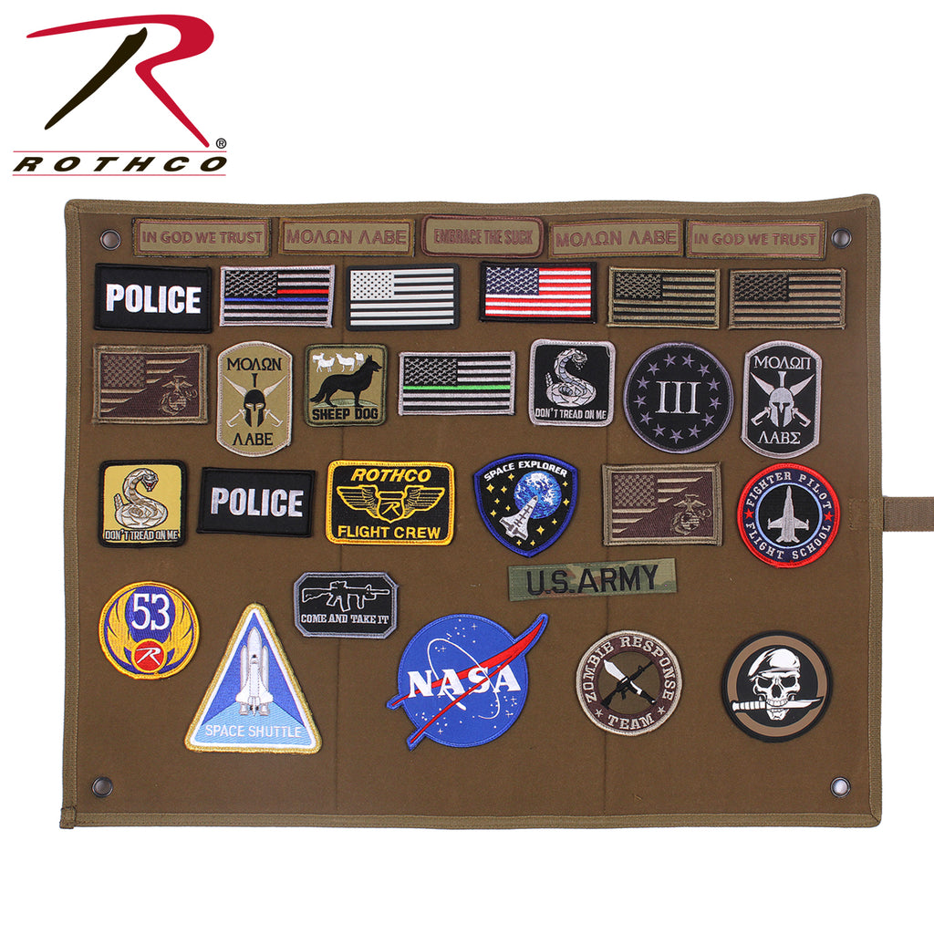 Rothco Hanging Roll-Up Morale Patch Board