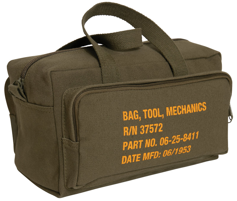 Rothco G.I. Type Zipper Pocket Mechanics Tool Bag With Military Stencil