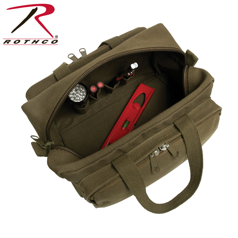 Rothco G.I. Type Zipper Pocket Mechanics Tool Bag With Military Stencil