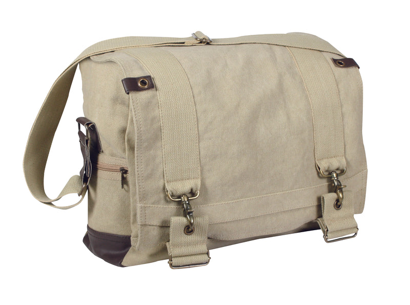 Rothco Vintage Canvas B-15 Pilot Messenger Bag