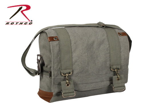 Rothco Vintage Canvas B-15 Pilot Messenger Bag