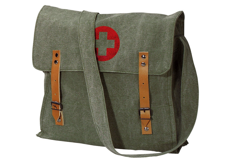 Rothco Vintage Medic Canvas Bag With Cross