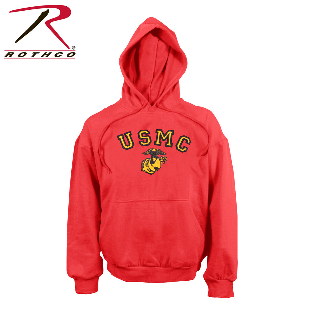 Rothco USMC Eagle, Globe & Anchor Pullover Hooded Sweatshirt