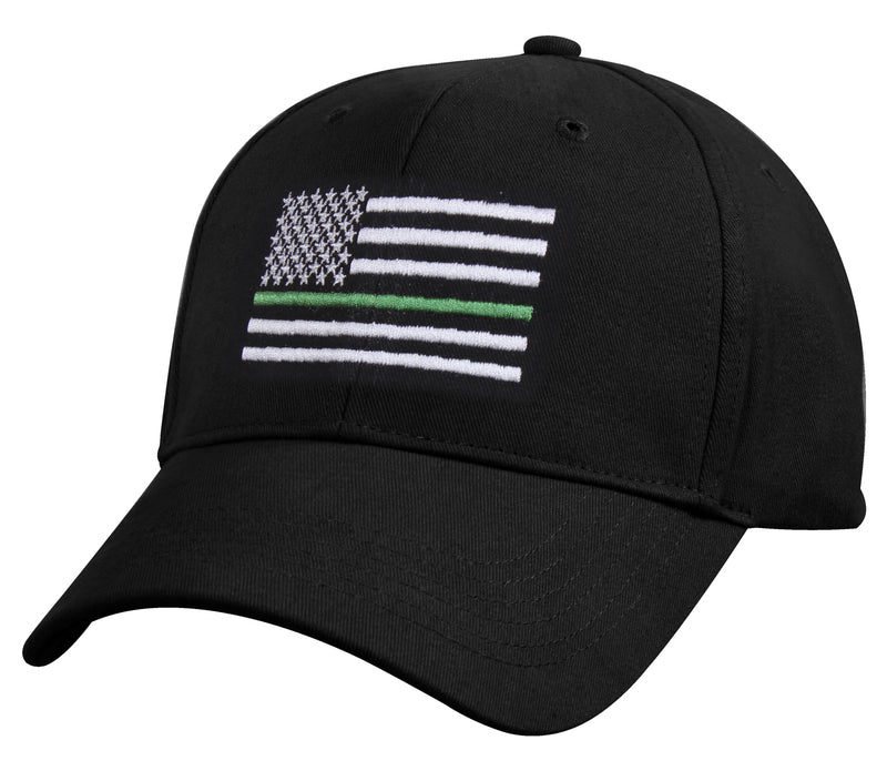 Rothco Thin Green Line Flag Low Pro Cap