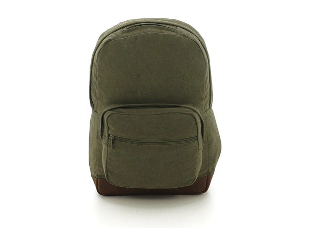 Rothco Vintage Canvas Teardrop Backpack With Leather Accents