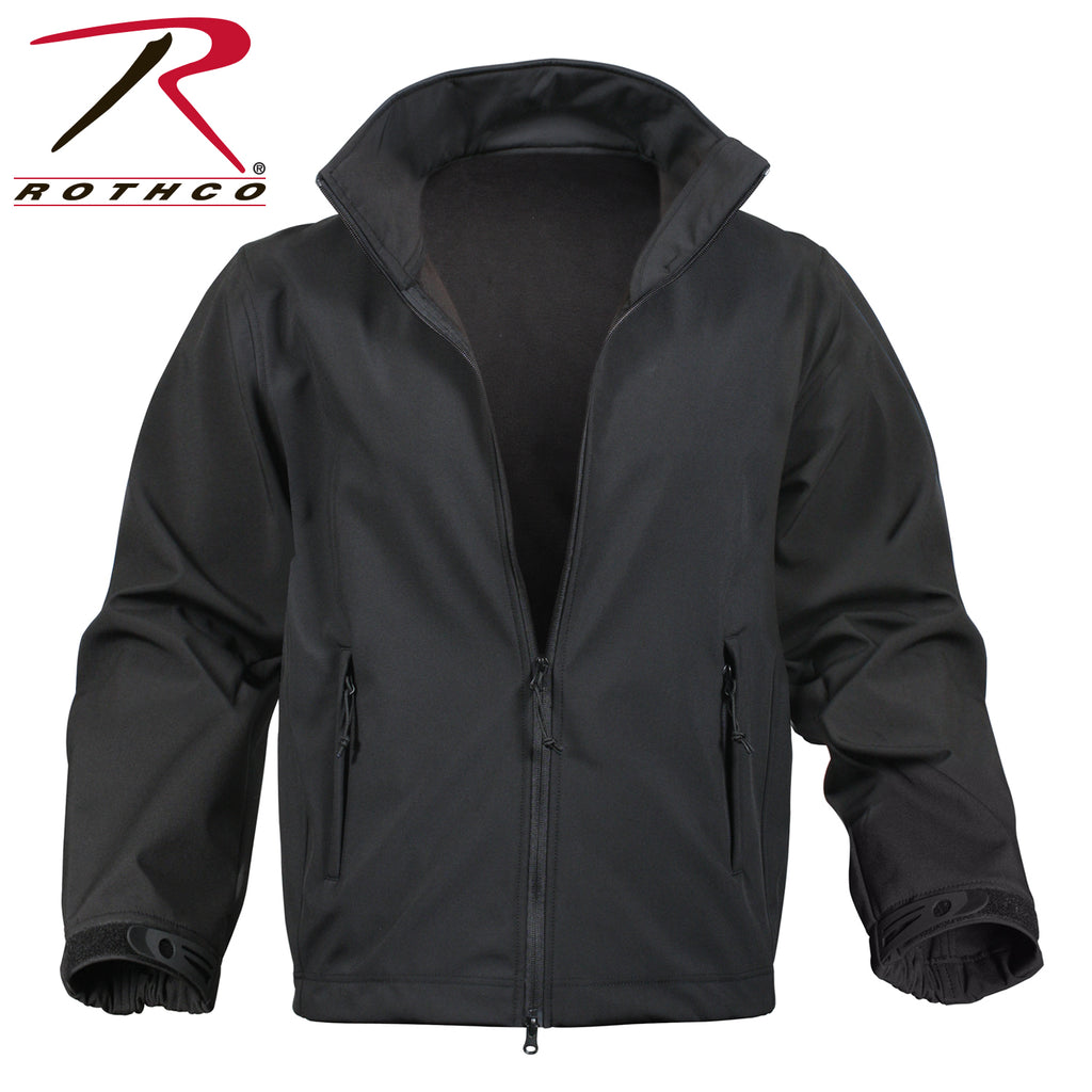 Rothco Black Soft Shell Uniform Jacket