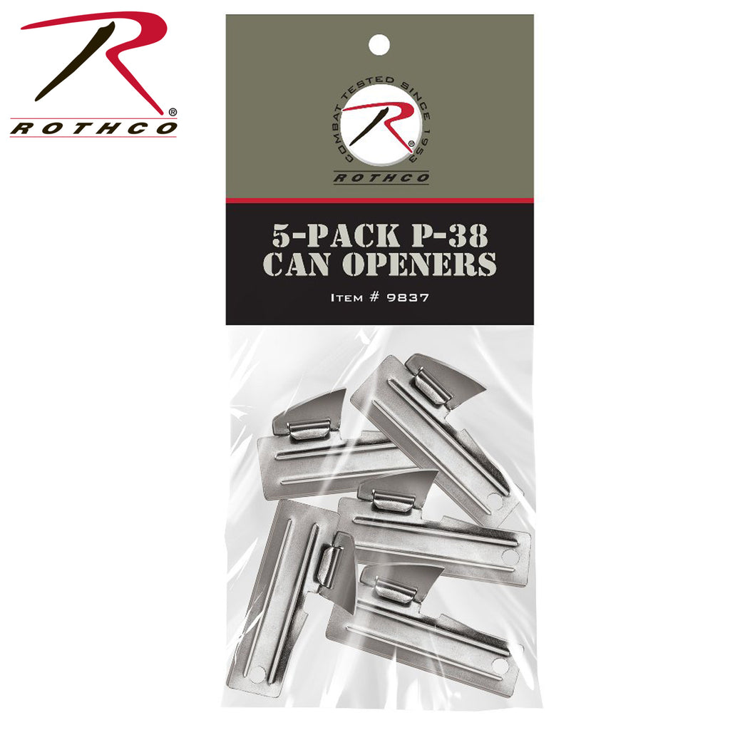 Rothco G.I. Type 5-pack P38 Can Openers