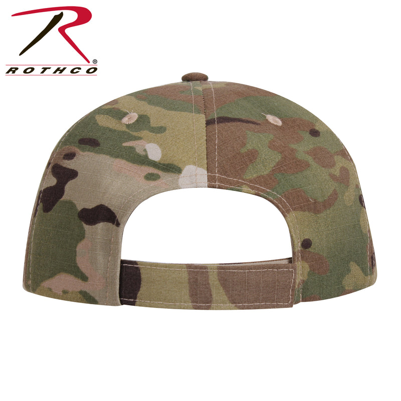 Rothco MultiCam Low Profile Cap With US Flag