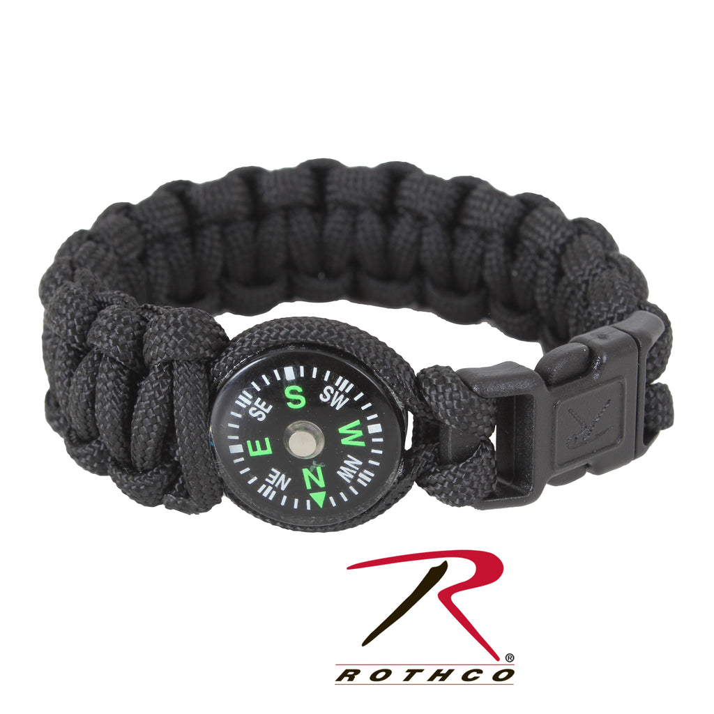 Rothco Paracord Compass Bracelet