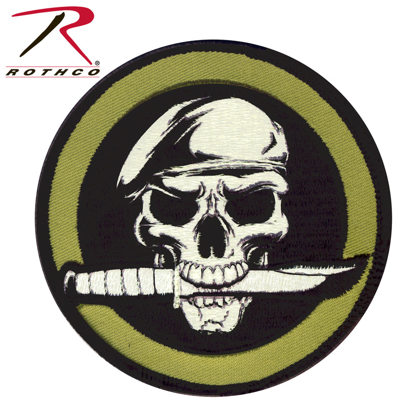 Rothco Military Skull & Knife Morale Patch