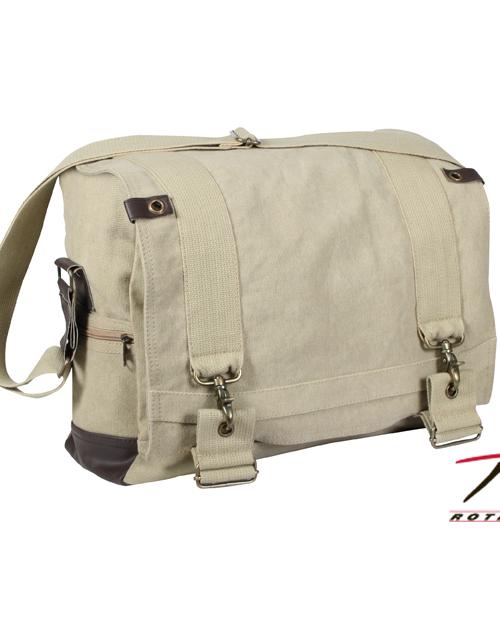 Rothco Vintage Canvas B-15 Pilot Messenger Bag